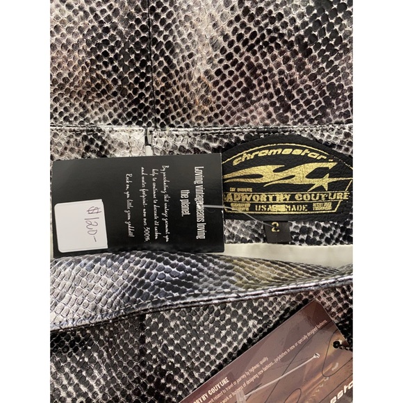 NWT vintage raw edge Chromestar skirt - Picture 7 of 7